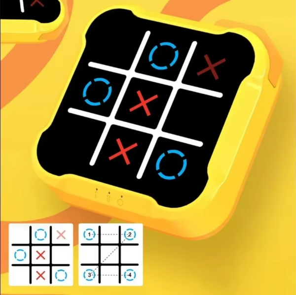 Electronic Tic Tac Toe Game for Kids and Adults - Portable Memory Training Noughts and Crosses Travel Game - Image 3