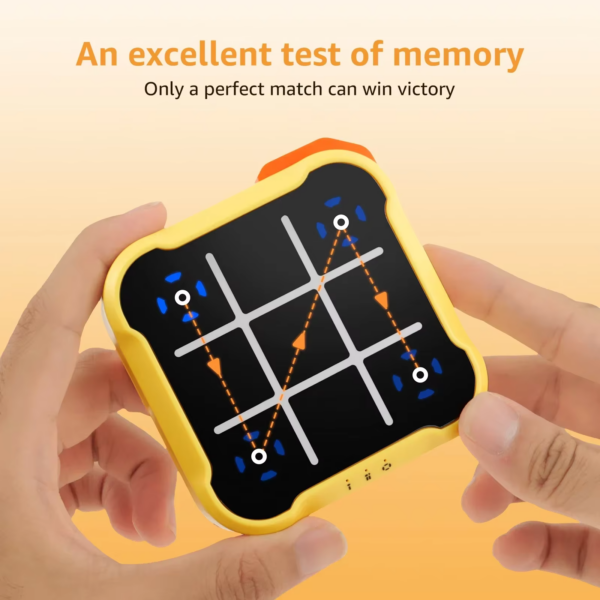Electronic Tic Tac Toe Game for Kids and Adults - Portable Memory Training Noughts and Crosses Travel Game - Image 5